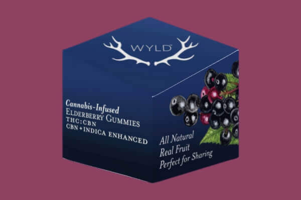The elderberry CBN and THC sleep gummies from Wyld in Marina Del Rey at Xzibit's West Coast Cannabis