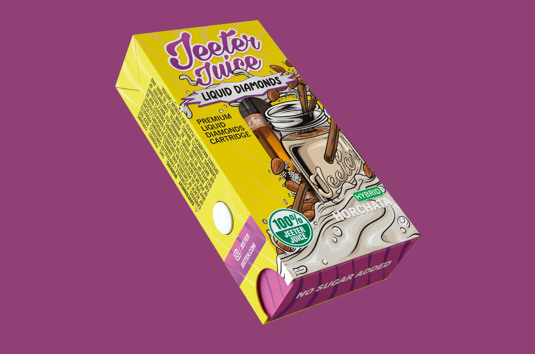 Jeeter Juice Liquid Diamonds Vape Cartridge in the Horchata Strain. Shop Jeeter at Xzibit's West Coast Cannabis in Marina Del Rey.