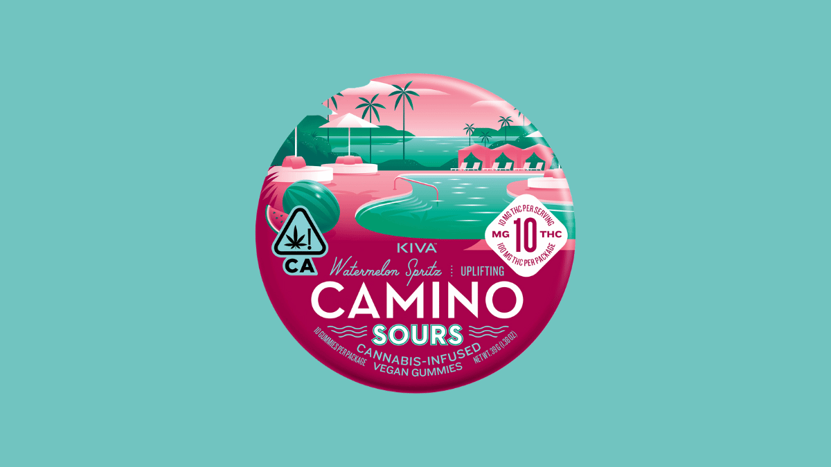 Sour Watermelon Spritz Camino Gummies at Xzibit's West Coast Cannabis in Marina Del Rey